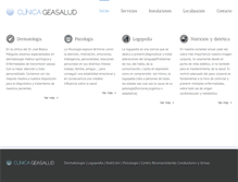 Tablet Screenshot of clinicageasalud.com
